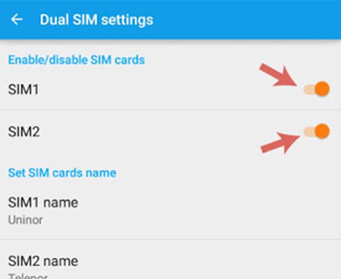 Instructions on how to quickly turn off SIM on iPhone and Android phone