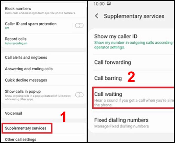 Android telefonlarda arama bekletmeyi en hızlı şekilde açmaya ilişkin talimatlar