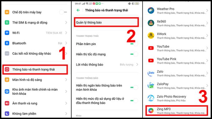 Cara mengaktifkan paparan Zing MP3 pada skrin kunci Android, iPhone