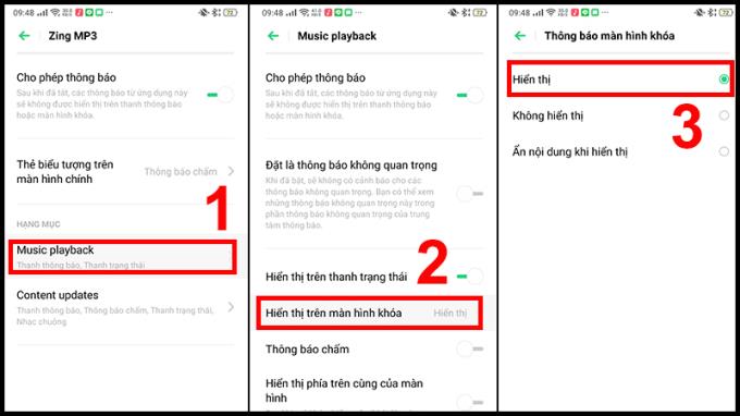 Cara mengaktifkan paparan Zing MP3 pada skrin kunci Android, iPhone