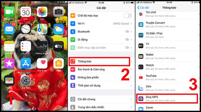 Cara mengaktifkan paparan Zing MP3 pada skrin kunci Android, iPhone