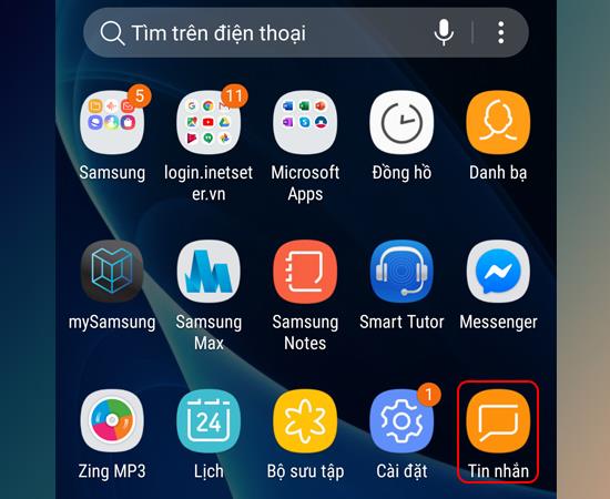 Instrucciones sobre cómo cambiar el fondo de mensajes de texto en Samsung Galaxy Note 8