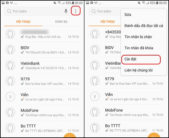 Instrucciones sobre cómo cambiar el fondo de mensajes de texto en Samsung Galaxy Note 8