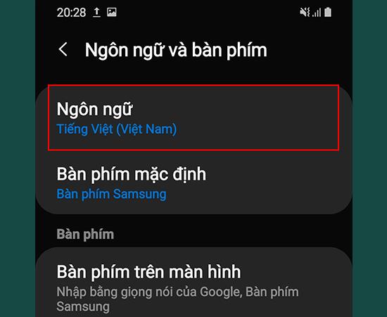 Istruzioni su come cambiare la lingua del telefono Samsung Galaxy A9 Pro