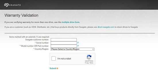 Instructions on how to check warranty genuine Samsung SSD hard drive