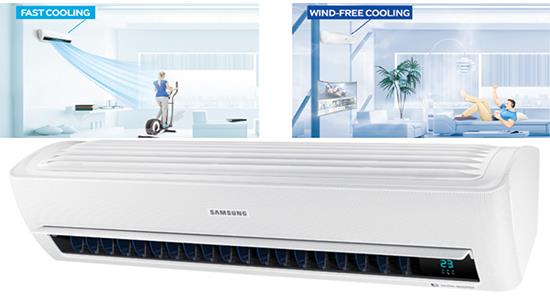 What is Wind-Free technology on Samsung air conditioners?  What's outstanding?