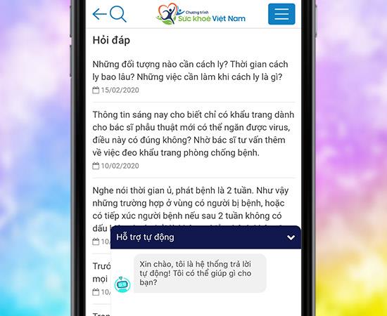 Wie man das Risiko einer Corona-Infektion mit der Vietnam Health App selbst einschätzt