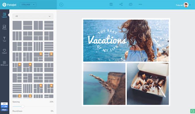 TOP 10 perangkat lunak kolase foto online dan gratis di komputer Anda