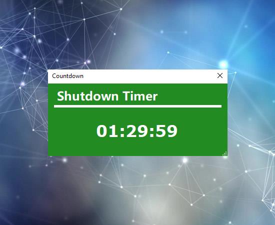 Arahan untuk menggunakan perisian Shutdown Timer Classic