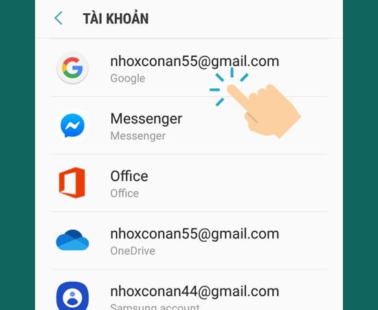 5 simple steps to sync contacts from Google account on Samsung