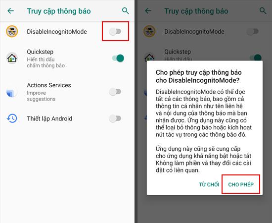 So deaktivieren Sie den Inkognito-Modus von Chrome auf Android