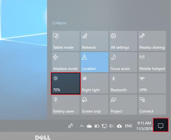 5 cara untuk menyesuaikan dan meningkatkan kecerahan skrin komputer dan komputer riba Windows 10