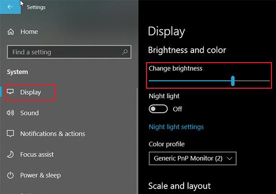 5 cara untuk menyesuaikan dan meningkatkan kecerahan skrin komputer dan komputer riba Windows 10