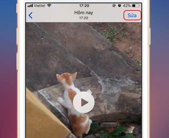 4 steps to convert Slow motion video to regular video on iOS