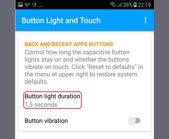4 steps to turn off navigation key light on Samsung phone
