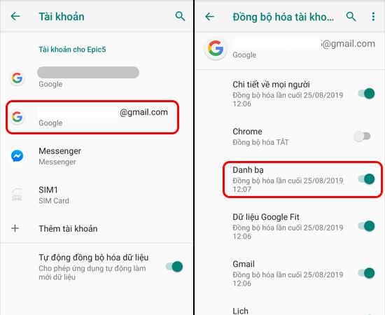 Cel mai simplu mod de a sincroniza contactele Android cu Gmail