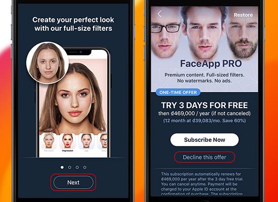 Faceapp ist eine Anwendung, die in der Online-Community Fieber auslöst, indem sie jung in alt verwandelt!