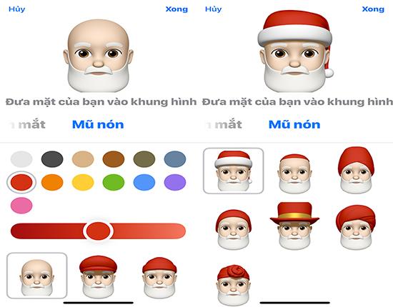 Memoji kullanarak iPhone'da Noel Baba yüzü nasıl oluşturulur