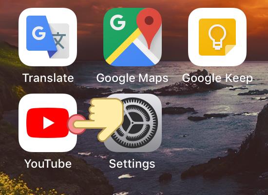 How to enable dark background interface for Youtube on iPhone
