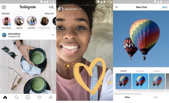 Laden Sie sofort die extrem leichte Instagram Lite-Anwendung für Geräte mit geringer Konfiguration herunter