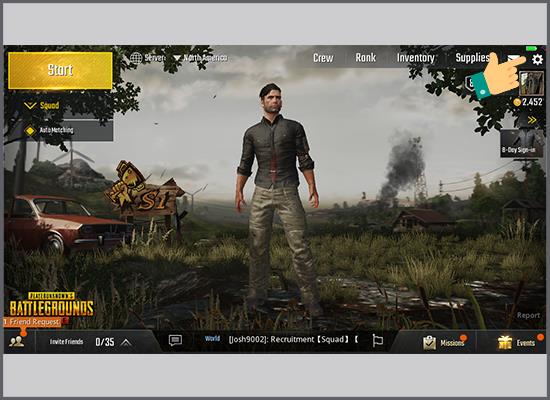 Error of iPhone, iPad shaking, self-escaping when playing PUBG Mobile