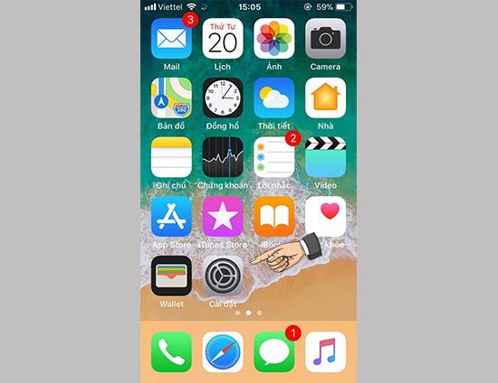 Matikan iPhone tanpa tombol daya di iOS 11