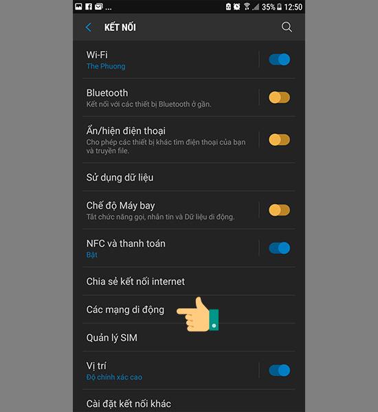 User guide 4G (LTE) on Samsung