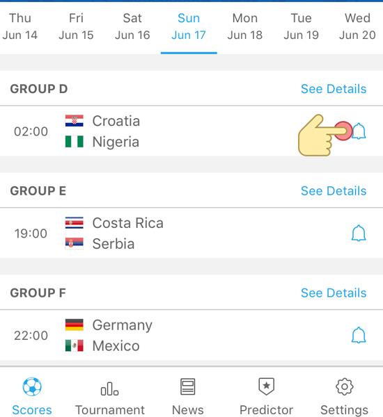 So können Sie den Spielplan und die WM-Tabelle direkt auf Ihrem Telefon anzeigen