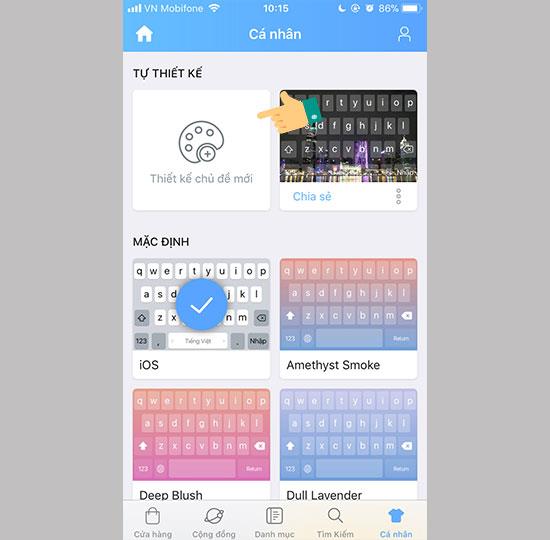 Install super cute wallpapers for iPhone keyboard