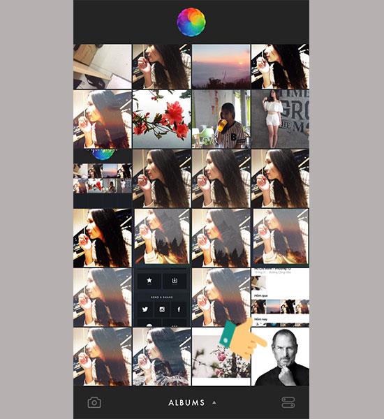 Arahan untuk membuat timbunan foto yang cantik di iPhone