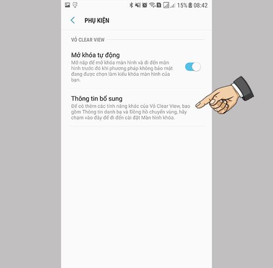 Maklumat lanjut mengenai pemilikan skrin kunci Samsung Galaxy Note FE