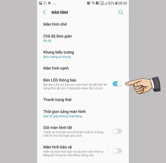 Włącz diodę powiadomień w Samsung Galaxy Note FE