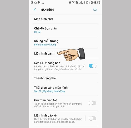 Aktivieren Sie das Edge Screen Panel auf dem Samsung Galaxy Note FE