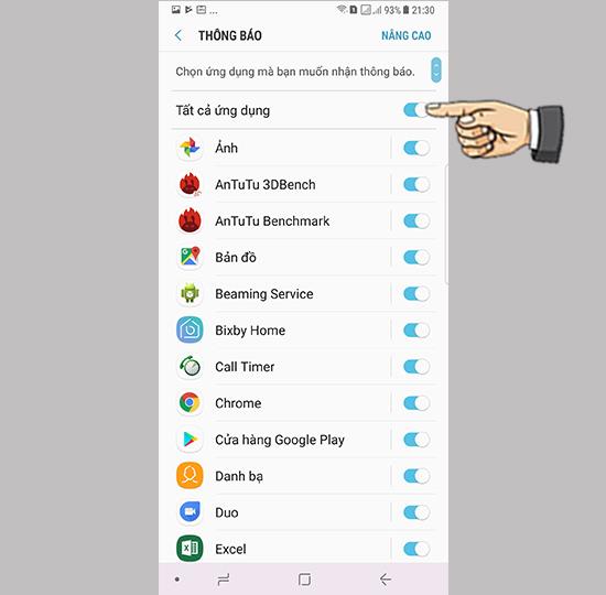 Instale aplicativos de notificação no Samsung Galaxy Note 8