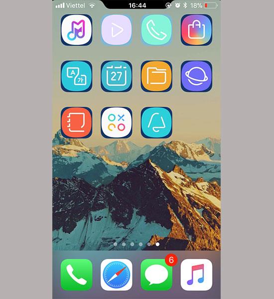 Guide to change the interface of iPhone extremely beautiful without Jailbreak