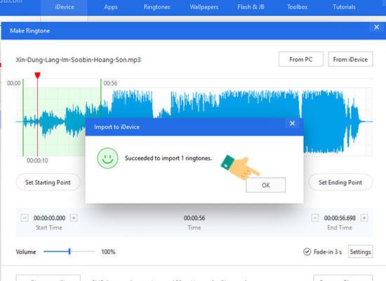 Set ringtones for iPhone with 3uTools