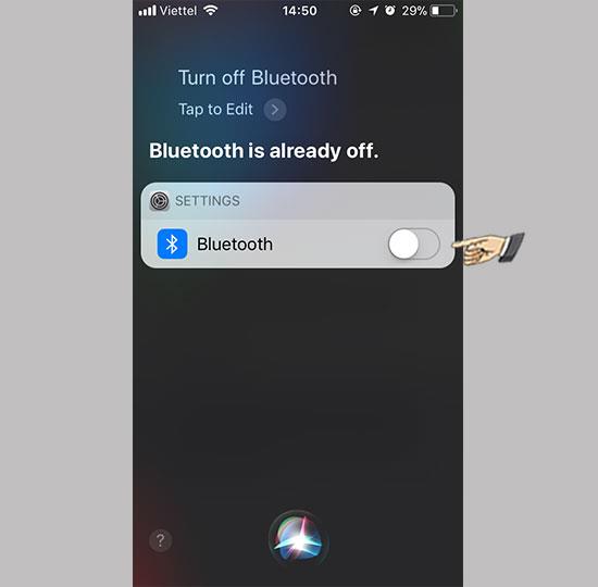Use Siri to turn off Wifi and Bluetooth on iPhone iOS 11