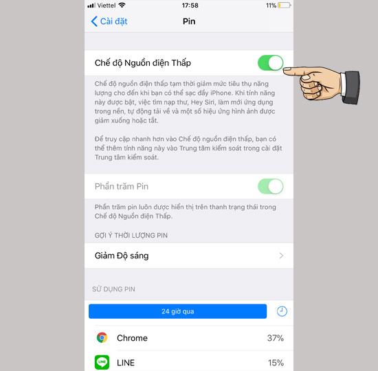 Arreglar el drenaje de la batería en iOS 11 oficial