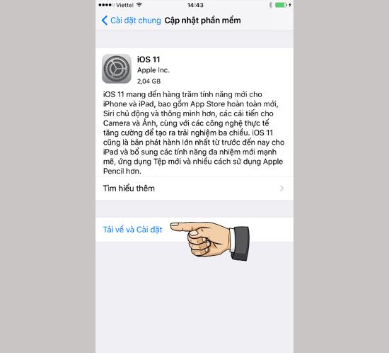 วิธีอัปเกรด iOS 11 เวอร์ชันทางการ