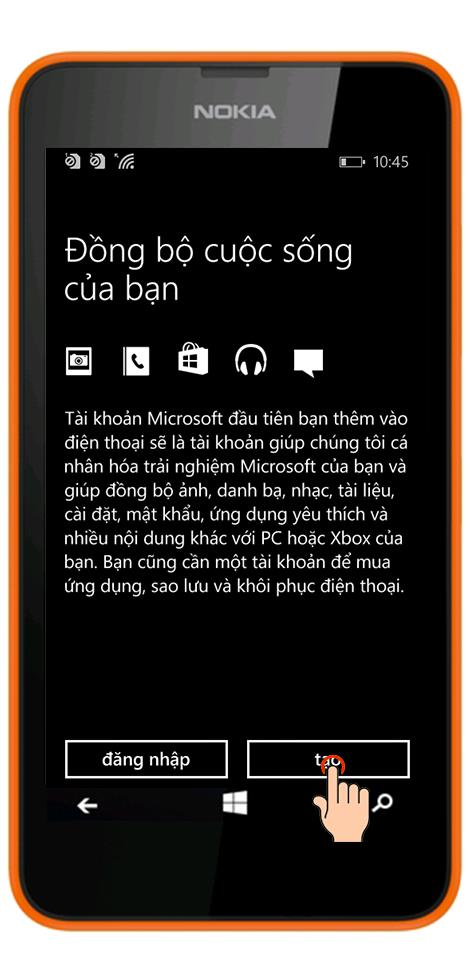 在諾基亞 Lumia 630 上創建 Microsoft 帳戶