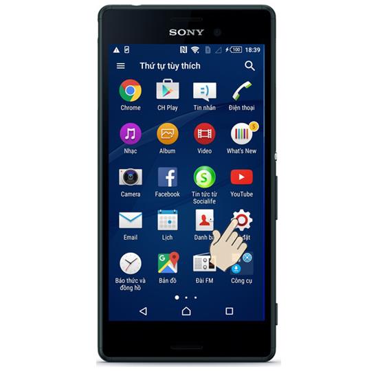 Resetare din fabrică Sony Xperia M4 Aqua Dual