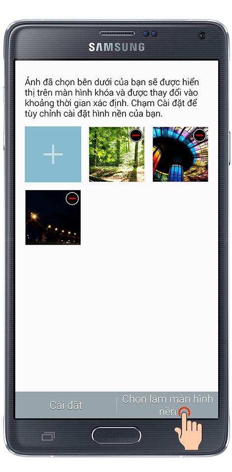Cara mengubah gambar latar belakang layar kunci pada Samsung Galaxy Note 4