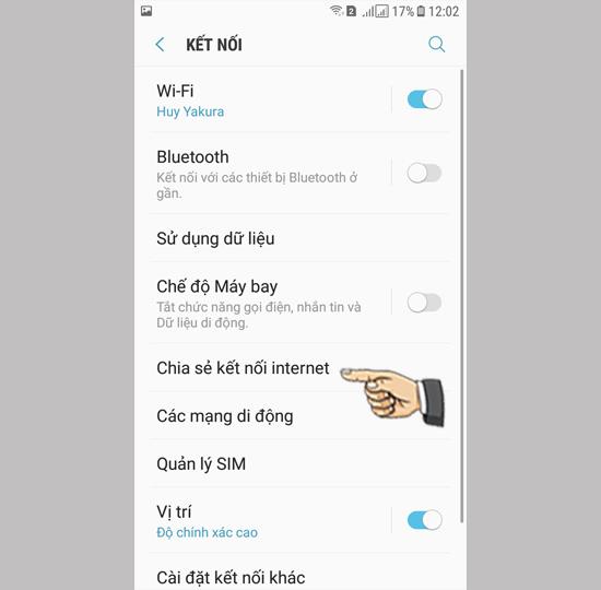 Cómo compartir 3G como Wifi en Samsung Galaxy J3 Pro