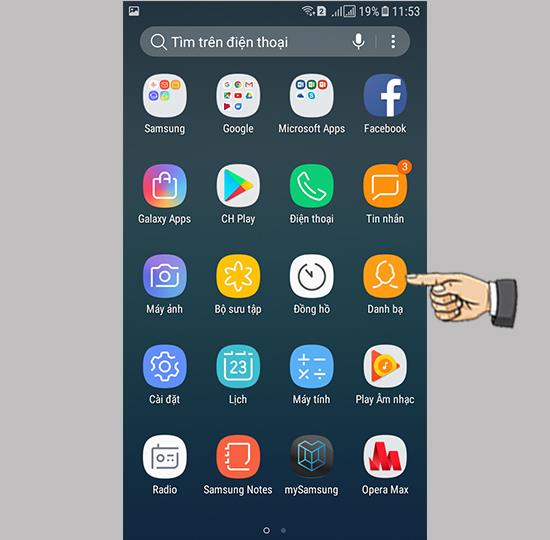 Jak skopiować kontakty do Samsung Galaxy J3 Pro