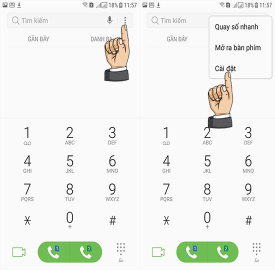 Blokir panggilan di Samsung Galaxy J3 Pro
