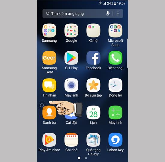 Cómo apagar el icono de la lupa en la pantalla de Samsung