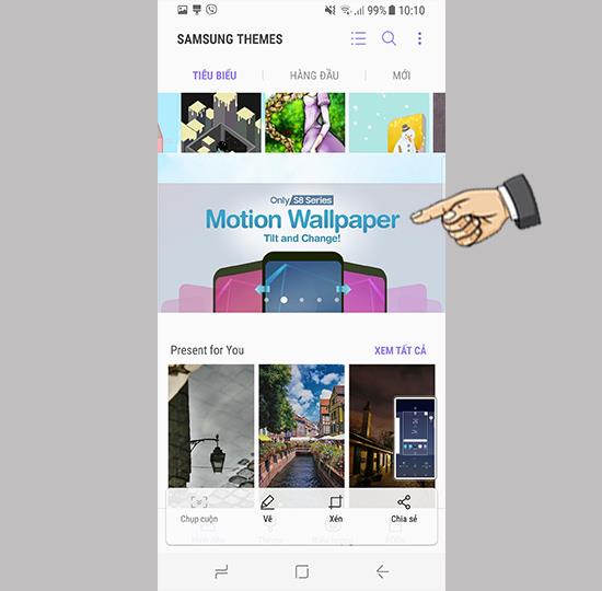 Change Motion Wallpaper on Samsung Galaxy S8