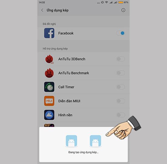 Xiaomi Mi Mix'te ikili uygulamalar oluşturun