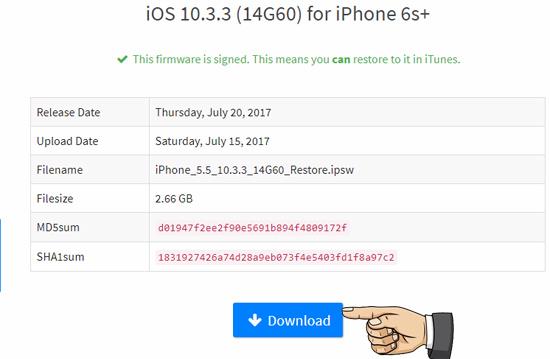 Como fazer o downgrade do iOS 11 para o iOS 10.3.3
