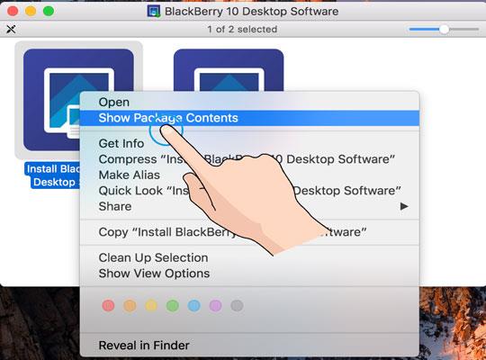 Mac OS Sierra'ya Blackberry BLend nasıl kurulur